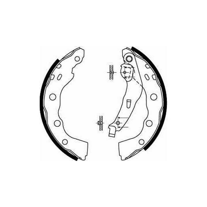 Stabdžių trinkelių komplektas TRW GS8665