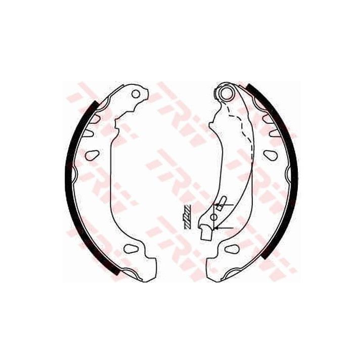 Stabdžių trinkelių komplektas TRW GS8669