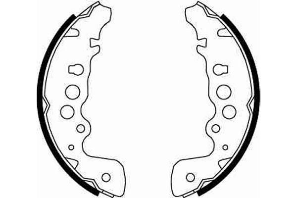 Stabdžių trinkelių komplektas TRW GS8670