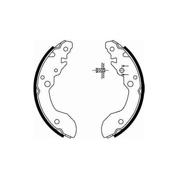 Stabdžių trinkelių komplektas TRW GS8671