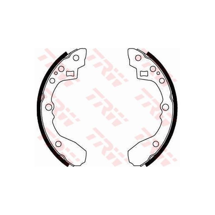 Stabdžių trinkelių komplektas TRW GS8675