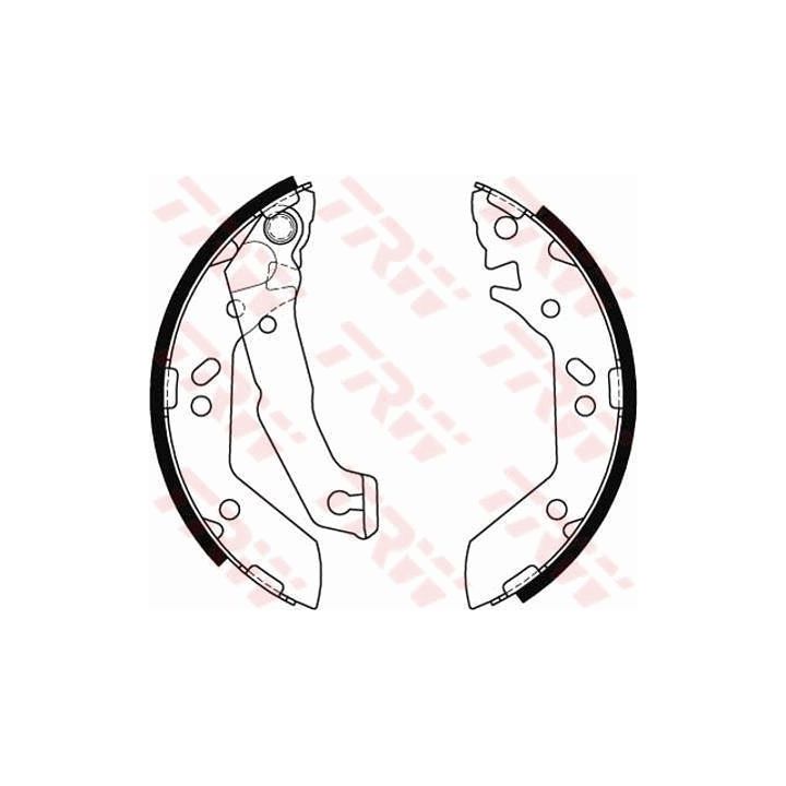 Stabdžių trinkelių komplektas TRW GS8684