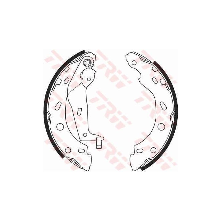 Stabdžių trinkelių komplektas TRW GS8685