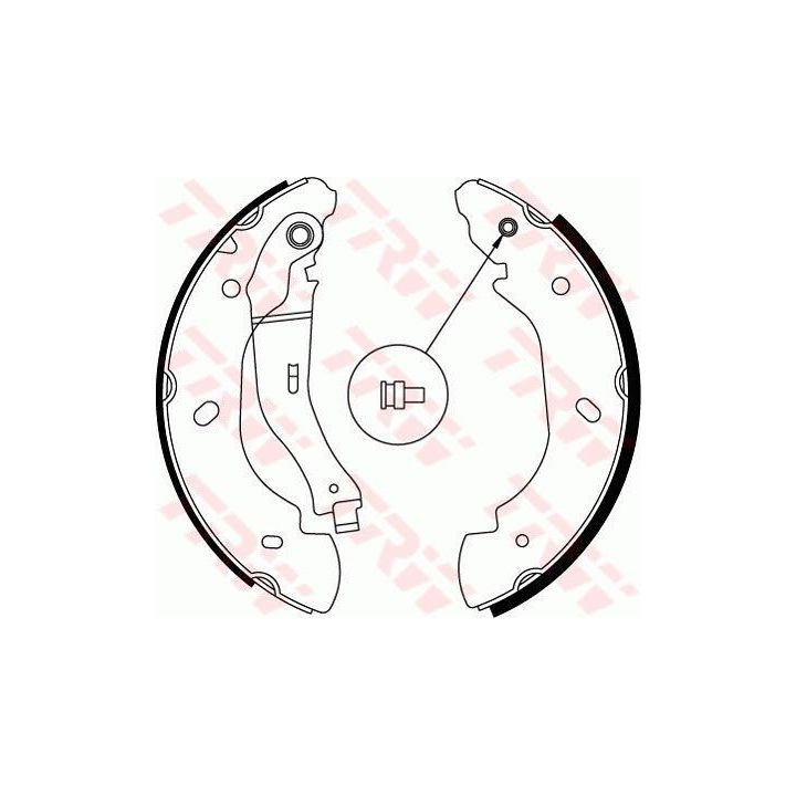 Stabdžių trinkelių komplektas TRW GS8689