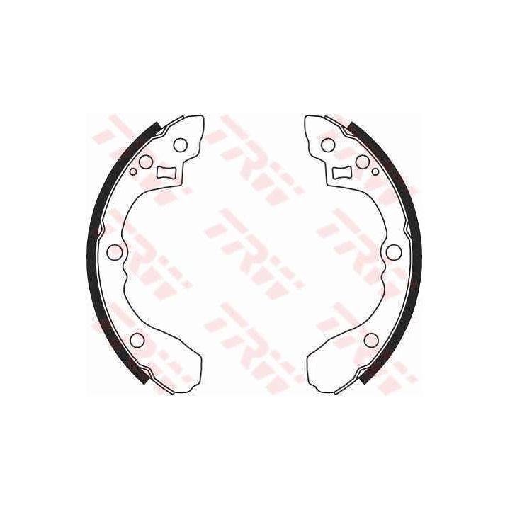 Stabdžių trinkelių komplektas TRW GS8692