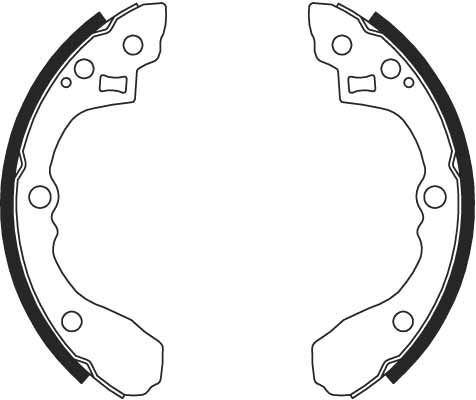 Stabdžių trinkelių komplektas TRW GS8692