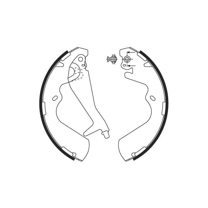 Stabdžių trinkelių komplektas TRW GS8696