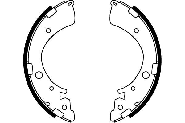 Stabdžių trinkelių komplektas TRW GS8704