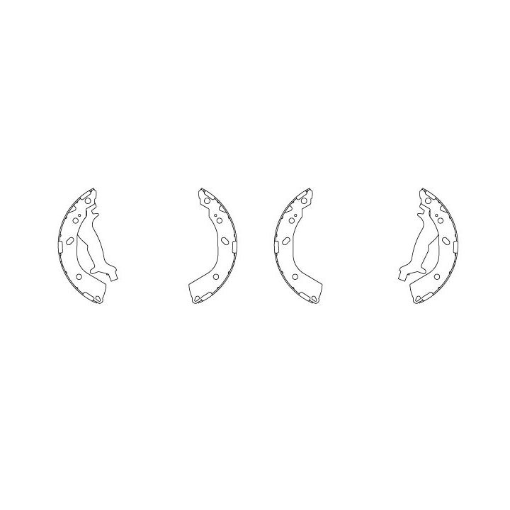 Stabdžių trinkelių komplektas TRW GS8737