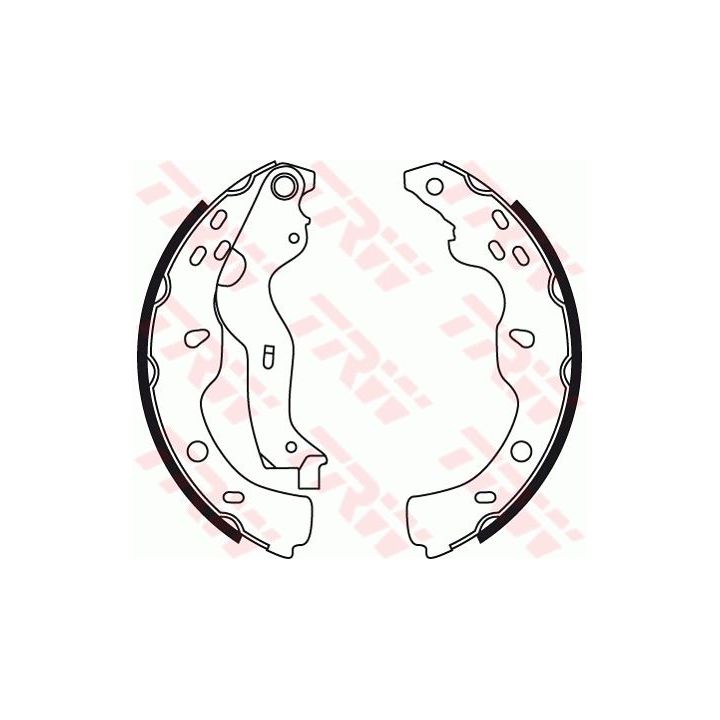 Stabdžių trinkelių komplektas TRW GS8743