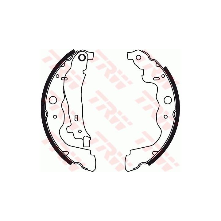 Stabdžių trinkelių komplektas TRW GS8780