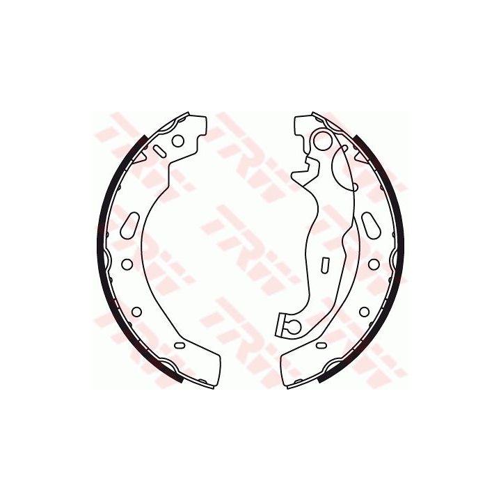 Stabdžių trinkelių komplektas TRW GS8787