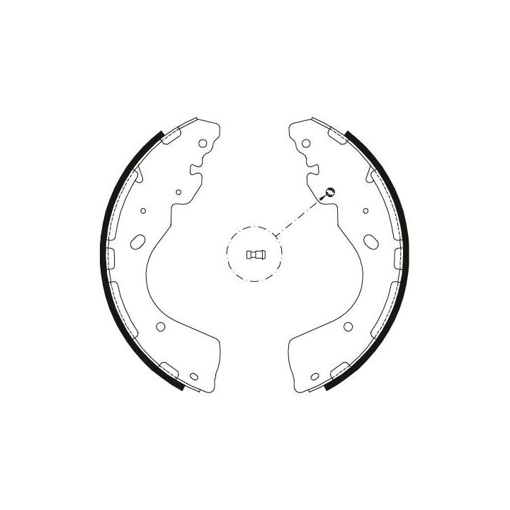 Stabdžių trinkelių komplektas TRW GS8797