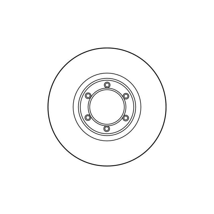 Stabdžių diskas TRW DF1002