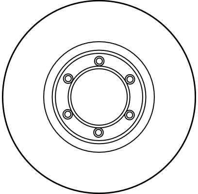 Stabdžių diskas TRW DF1002