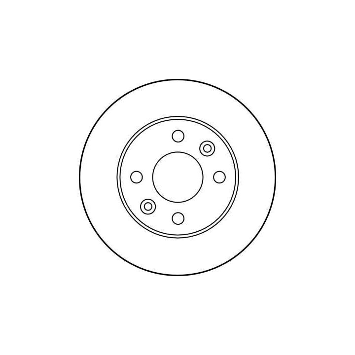 Stabdžių diskas TRW DF1015