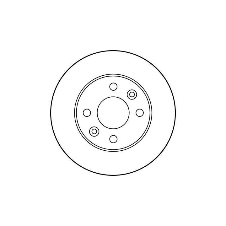 Stabdžių diskas TRW DF1016