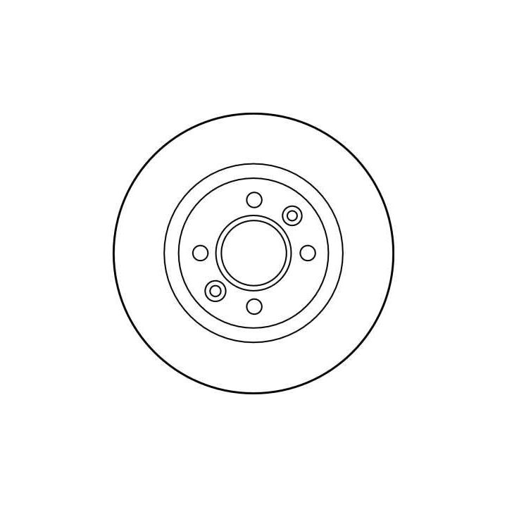 Stabdžių diskas TRW DF1017