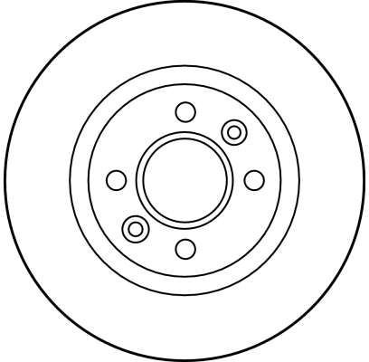 Stabdžių diskas TRW DF1017