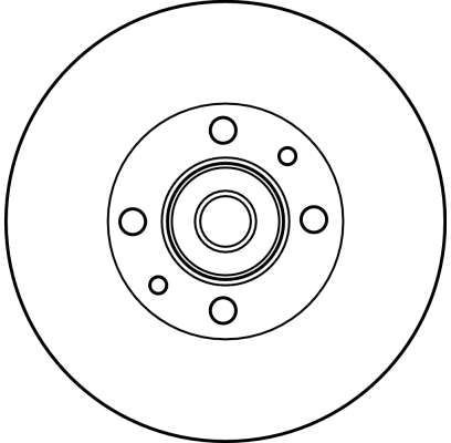 Stabdžių diskas TRW DF1019