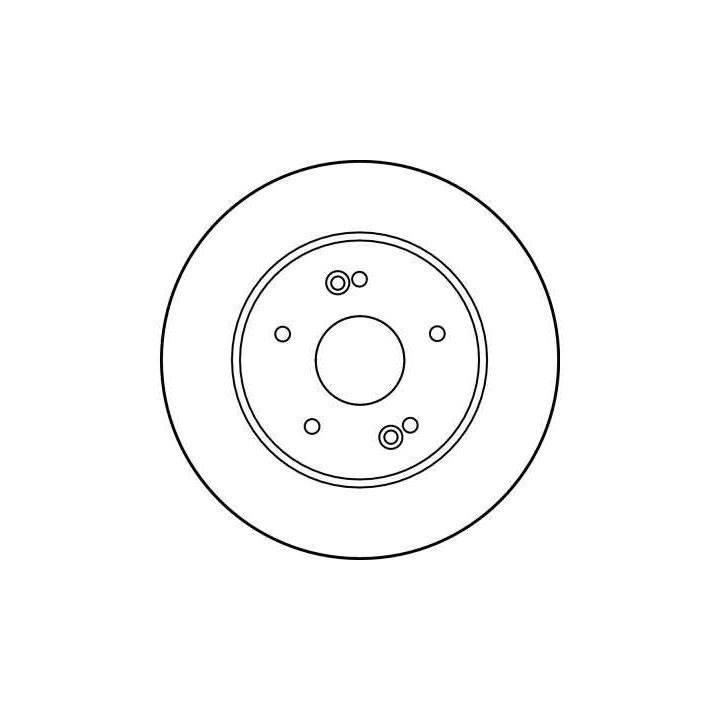 Stabdžių diskas TRW DF1028