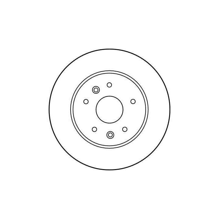 Stabdžių diskas TRW DF1029