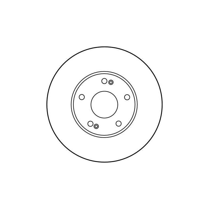 Stabdžių diskas TRW DF1036
