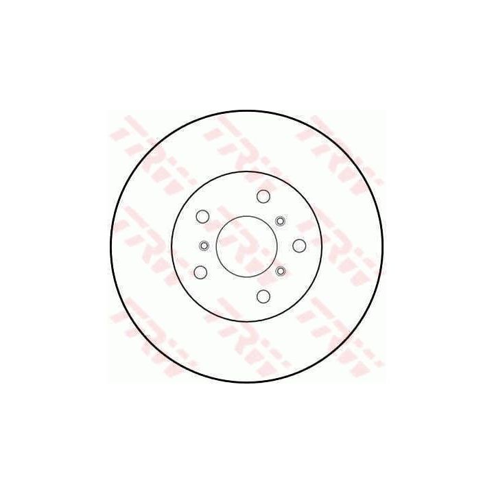 Stabdžių diskas TRW DF1417