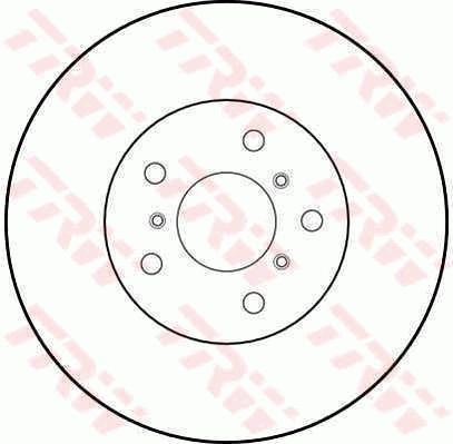 Stabdžių diskas TRW DF1417