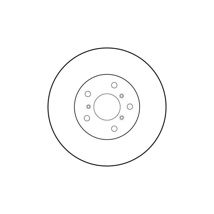 Stabdžių diskas TRW DF1417
