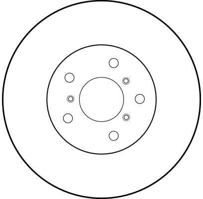 Stabdžių diskas TRW DF1417