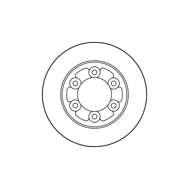 Stabdžių diskas TRW DF1422