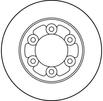 Stabdžių diskas TRW DF1422