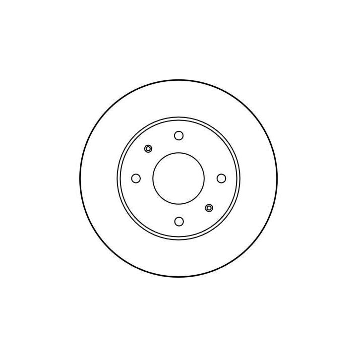 Stabdžių diskas TRW DF1433