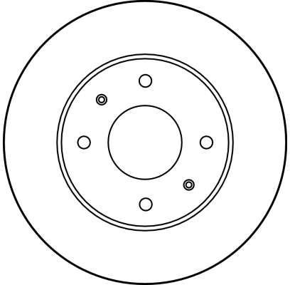 Stabdžių diskas TRW DF1433