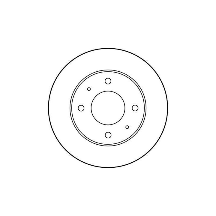 Stabdžių diskas TRW DF1443