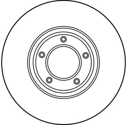 Stabdžių diskas TRW DF1642