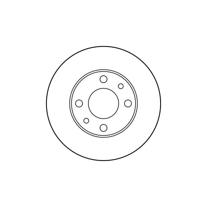 Stabdžių diskas TRW DF1721