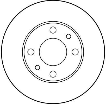 Stabdžių diskas TRW DF1721