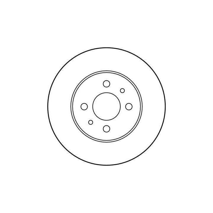 Stabdžių diskas TRW DF1727