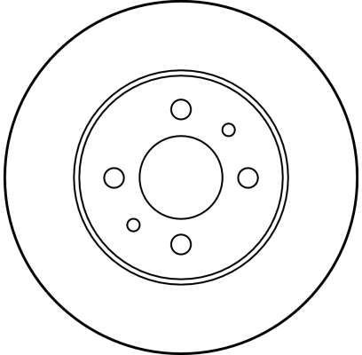 Stabdžių diskas TRW DF1727
