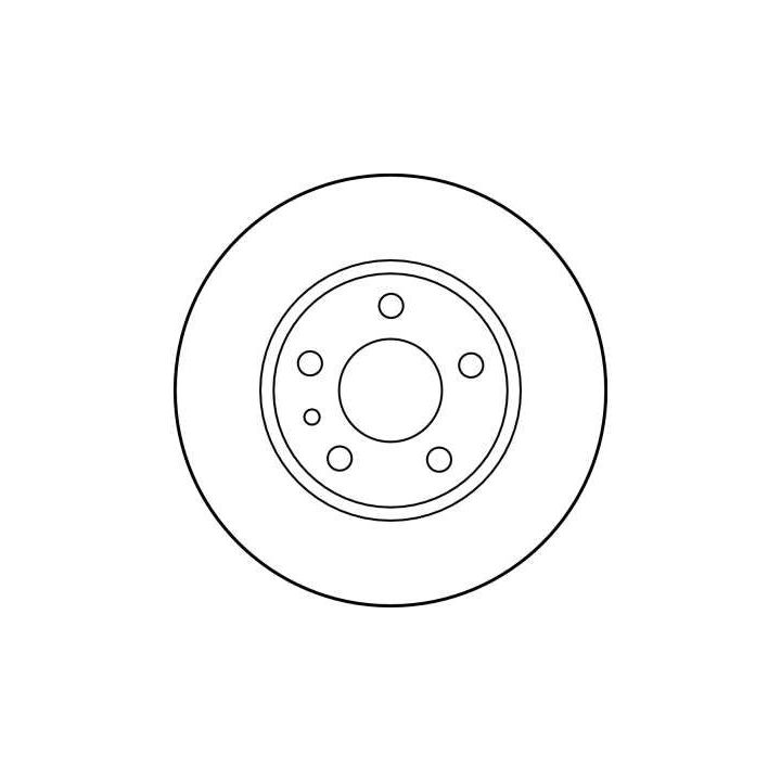 Stabdžių diskas TRW DF1739