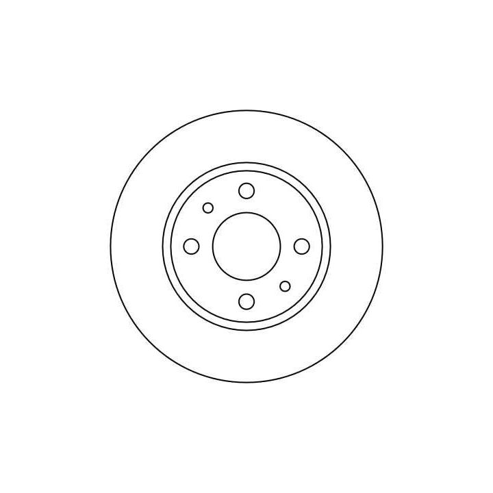 Stabdžių diskas TRW DF1740