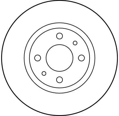Stabdžių diskas TRW DF1742