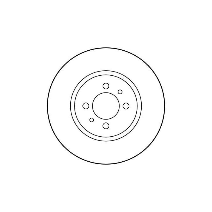 Stabdžių diskas TRW DF1743