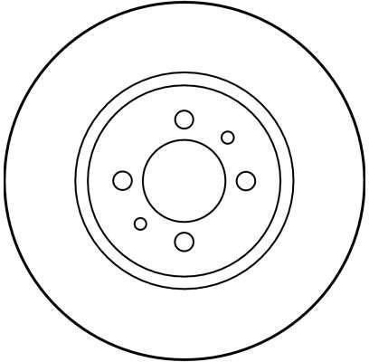 Stabdžių diskas TRW DF1743
