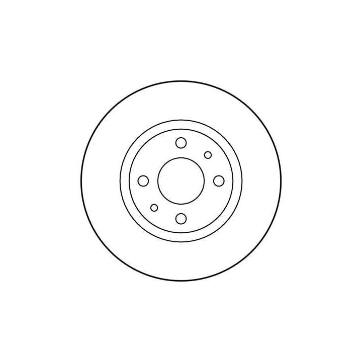 Stabdžių diskas TRW DF1744