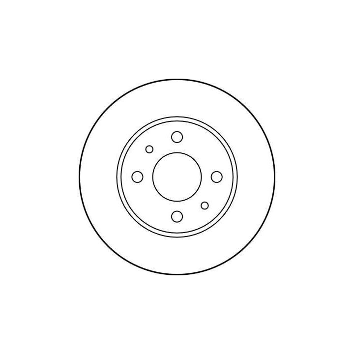 Stabdžių diskas TRW DF1745