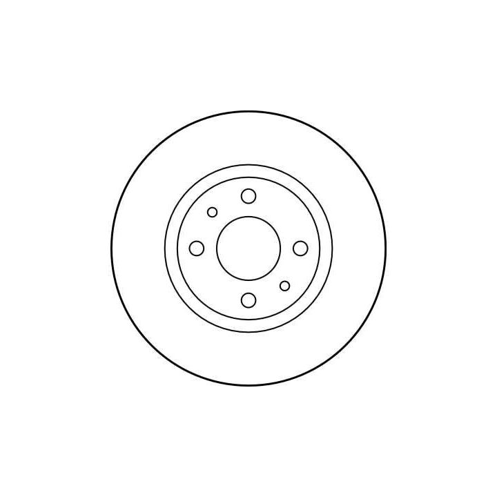 Stabdžių diskas TRW DF1747