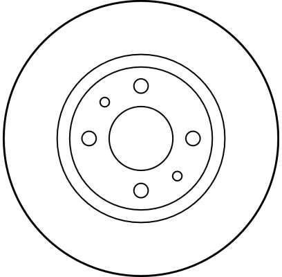 Stabdžių diskas TRW DF1747